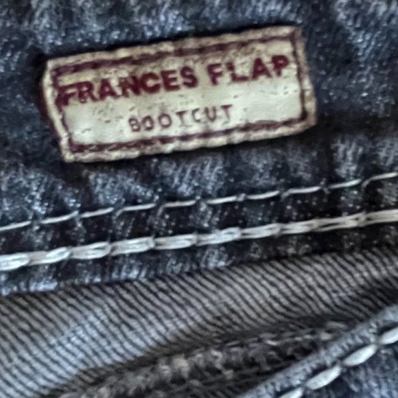 SILVER FRANCIS LOW RISE BOOTCUT BLACK FADED WASH JEANS Size 29x28 NWOT - Picture 5 of 9